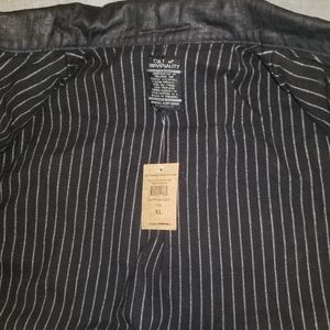 Cult of Individuality Black Moto Denim Jacket